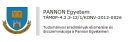 Pannon Egyetem TÁMOP-4.2.3-12/1/Konv-2012-0026